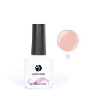 Гель-лак ADRICOCO Est Naturelle №20 камуфлирующий персиковый (8 мл.) 