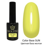 Цветная база Color Base SUN (желтая) 12 мл.  Moltini 