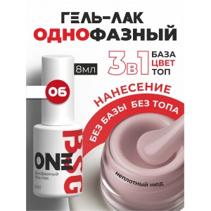 BSG Однофазный гель-лак ONE №06 (8 мл)