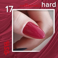 №17 - КЛАССИЧЕСКИЙ ТЕМНО-КРАСНЫЙ ОТТЕНОК (20 МЛ) ЦВЕТНАЯ ЖЕСТКАЯ БАЗА COLLORATION HARD 