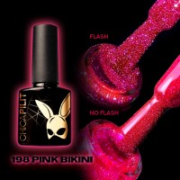 Гель-лак  CHICAPILIT 198 Pink Bikini|Розовый бикини, 10мл 