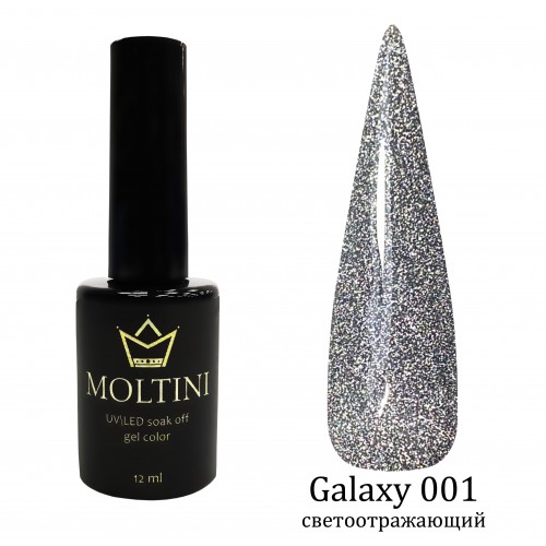 Гель-лак Moltini Galaxy 001,  12 ml