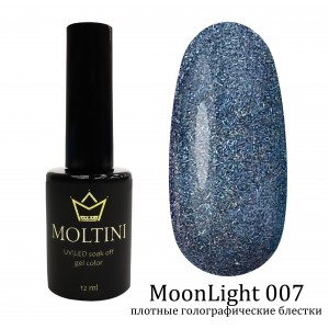 Гель-лак Moltini голографический Moonlight 007, 12 мл