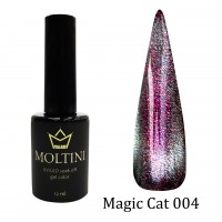Гель-лак кошачий глаз Moltini Magic Cat 004, 12 ml