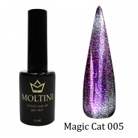 Гель-лак кошачий глаз Moltini Magic Cat 005, 12 ml
