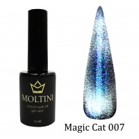 Гель-лак кошачий глаз Moltini Magic Cat 007, 12 ml