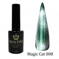 Гель-лак кошачий глаз Moltini Magic Cat 008, 12 ml