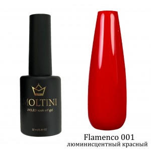 Гель-лак Moltini  Flamenco 001, 12 ml