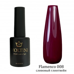 Гель-лак Moltini  Flamenco 008, 12 ml