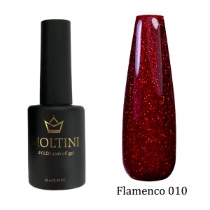 Гель-лак Moltini  Flamenco 010, 12 ml