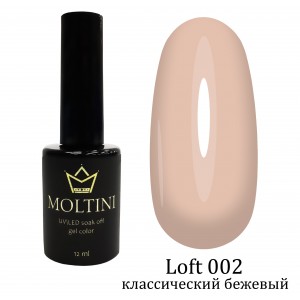 Гель-лак Moltini  Loft 002, 12 ml