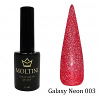 Гель-лак светоотражающий Moltini Galaxy Neon 003, 12 ml