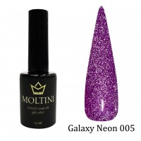 Гель-лак светоотражающий Moltini Galaxy Neon 005, 12 ml