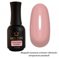 Жидкий Полигель Moltini “ALMOND” Натурально-розовый, 20 мл.