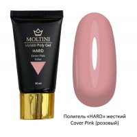Полигель Moltini “Hard” жесткий Cover Pink (розовый) 30 мл.