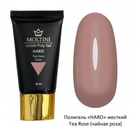 Полигель Moltini “Hard” жесткий Tea Rose (чайная роза) 30 мл.
