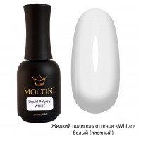 Жидкий Полигель Moltini “WHITE” Белый, 20 мл.