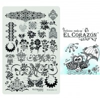 Пластины для стемпинга The Best Plates 22  El Corazon®