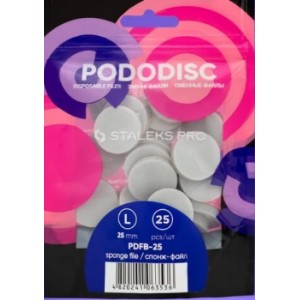 Спонж-файл для педикюрного диска Expert Pododisc L (25 шт) Staleks Pro 